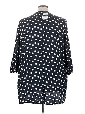 Ulla Popken 3/4 Sleeve Blouse (view 2)