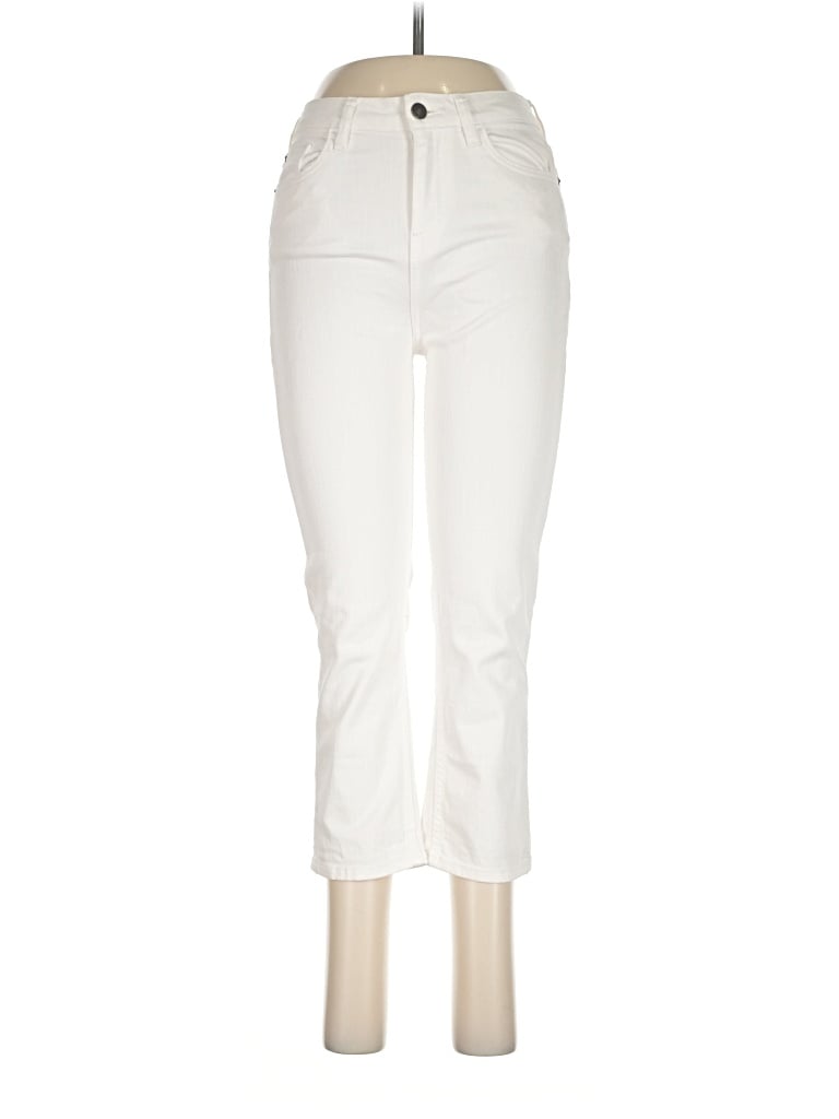 Pre-owned Fat Face Casual Pants In Ivory