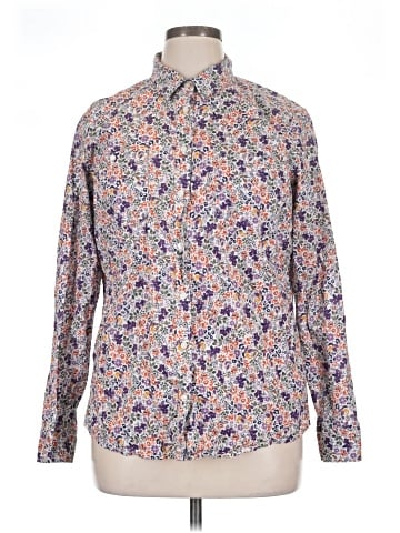 St. John's Bay Long Sleeve Button-Down Shirt (view 1)