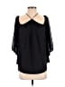 1.State 100% Polyester Black 3/4 Sleeve T-Shirt Size M - photo 1