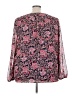 Lane Bryant 100% Polyester Pink Long Sleeve Blouse Size 28 - photo 2