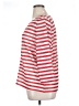 Cathy Daniels 100% Polyester Stripes Red 3/4 Sleeve Top Size XL - photo 5