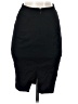 Express Solid Black Formal Skirt Size 00 - photo 2