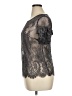 Jolt Black Short Sleeve Top Size XL - photo 5