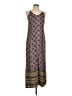 Old Navy 100% Rayon Paisley Brown Casual Dress Size M - photo 1