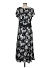 Perceptions Paisley Black Casual Dress Size M - photo 2