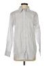 Equipment Stripes Silver Long Sleeve Button-Down Shirt Size 4 - photo 1