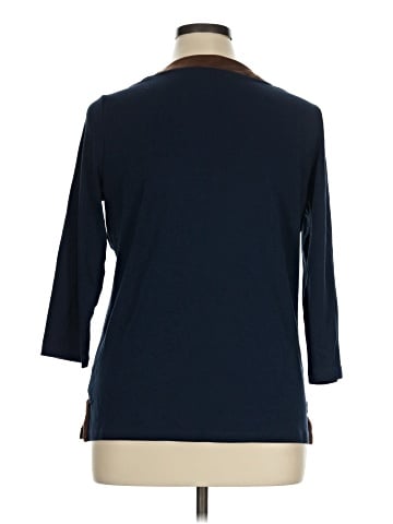 Lauren by Ralph Lauren 3/4 Sleeve T-Shirt (view 2)