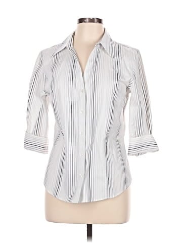 Gold Label Investments 3/4 Sleeve Button-Down Shirt (view 1)