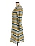 Alya 100% Polyester Argyle Green Casual Dress Size M - photo 5