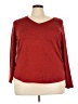 Chico's Red Pullover Sweater Size XXL (4) - photo 1