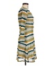 Alya 100% Polyester Argyle Green Casual Dress Size M - photo 4