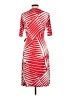 Merona Graphic Red Casual Dress Size M - photo 2