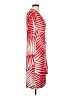 Merona Graphic Red Casual Dress Size M - photo 4