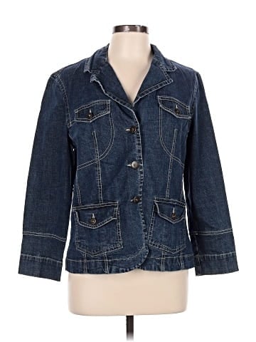 French Cuff Denim Jacket (view 1)