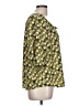 Ann Taylor LOFT 100% Polyester Green 3/4 Sleeve Blouse Size L - photo 4