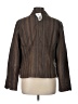 French Dressing Stripes Brown Blazer Size 12 - photo 2
