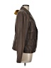 French Dressing Stripes Brown Blazer Size 12 - photo 4