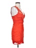 Bebe 100% Nylon Orange Cocktail Dress Size S - photo 4