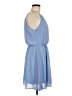 Lush Solid Blue Casual Dress Size M (estimated) - photo 4