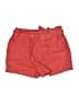 Splendid 100% Linen Solid Red Shorts Size S - photo 2
