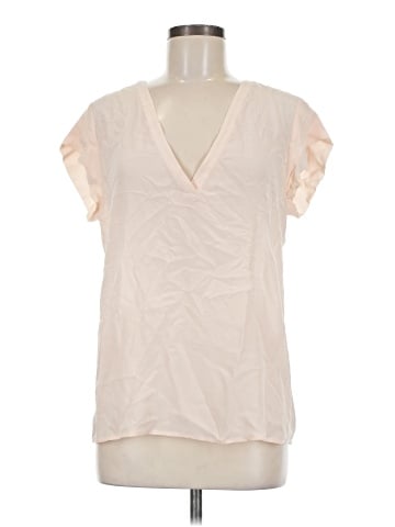 Joie Short Sleeve Silk Top (view 1)