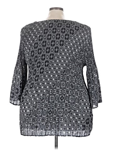 Catherines 3/4 Sleeve Blouse (view 2)