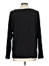 Chico's 100% Polyester Floral Black Long Sleeve T-Shirt Size L - photo 2