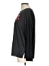 Chico's 100% Polyester Floral Black Long Sleeve T-Shirt Size L - photo 5