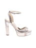 Jessica Simpson Metallic Silver Sandals Size 9 - photo 1