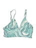 Sunsets Print Teal Swimsuit Top Size Lg (36D) - photo 1
