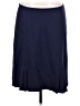 Coldwater Creek Solid Blue Formal Skirt Size 16 - photo 1