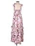 Express 100% Polyester Floral Pink Cocktail Dress Size XS - photo 2