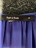 Fun2Fun Blue Short Sleeve Blouse Size M - photo 7