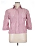 M&S Stripes Pink 3/4 Sleeve Blouse Size UK 18 / US 14 - photo 1