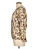 Magaschoni Tan Long Sleeve Silk Top Size L (estimated) - photo 5