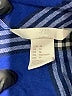 H&M 100% Cotton Plaid Blue Long Sleeve Blouse Size 14 - photo 7