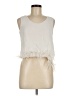 Dahlia 100% Polyester Ivory Sleeveless Blouse Size M (estimated) - photo 1