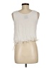 Dahlia 100% Polyester Ivory Sleeveless Blouse Size M (estimated) - photo 2