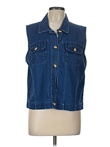 Talbots Denim Vest (view 1)