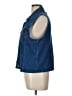 Talbots 100% Cotton Blue Denim Vest Size L - photo 5