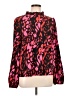 Shein Animal Print Pink Long Sleeve Blouse Size L - photo 1