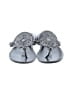Jack Rogers 100% Leather Silver Sandals Size 8 1/2 - photo 2