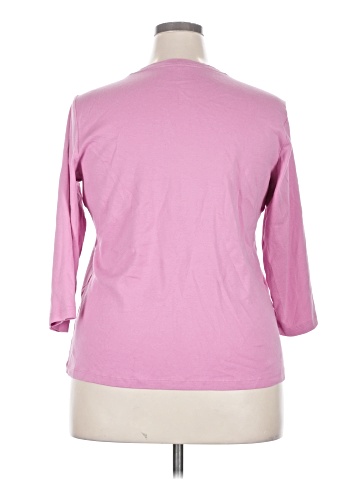 St. John's Bay 3/4 Sleeve Top (view 2)