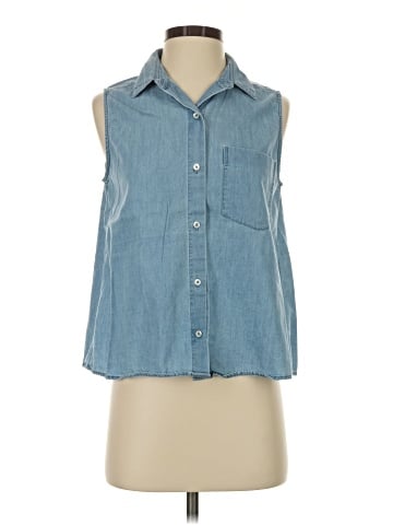 Everlane Sleeveless Button-Down Shirt (view 1)