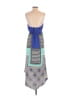 Roxy Graphic Blue Casual Dress Size L - photo 2