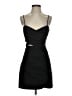 Zara Solid Black Cocktail Dress Size S - photo 1