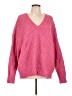 American Eagle Outfitters Pink Pullover Sweater Size L - photo 1