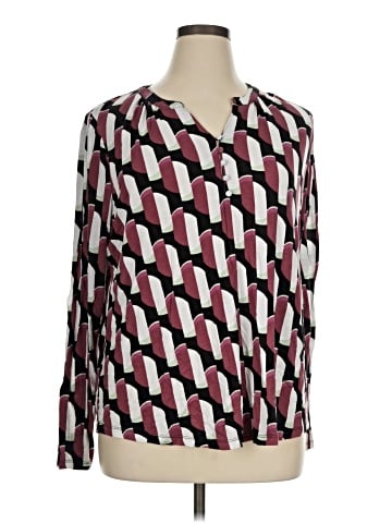 Liz Claiborne Long Sleeve Blouse (view 1)