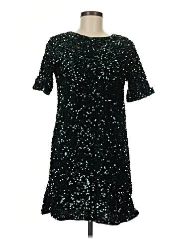 August Silk Cocktail Dress (view 1)